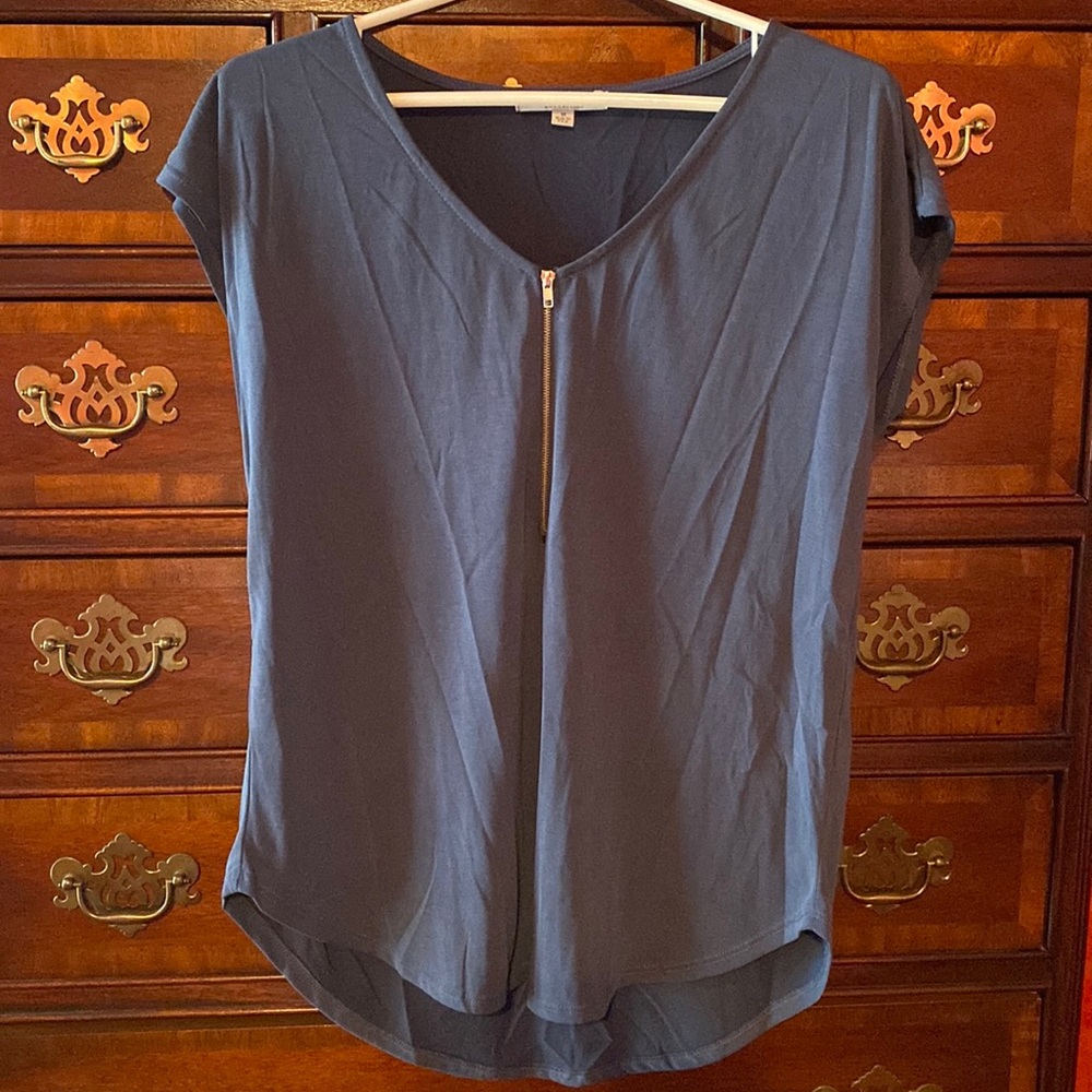 Green Envelope medium dress shirt in blueish gray coloring.